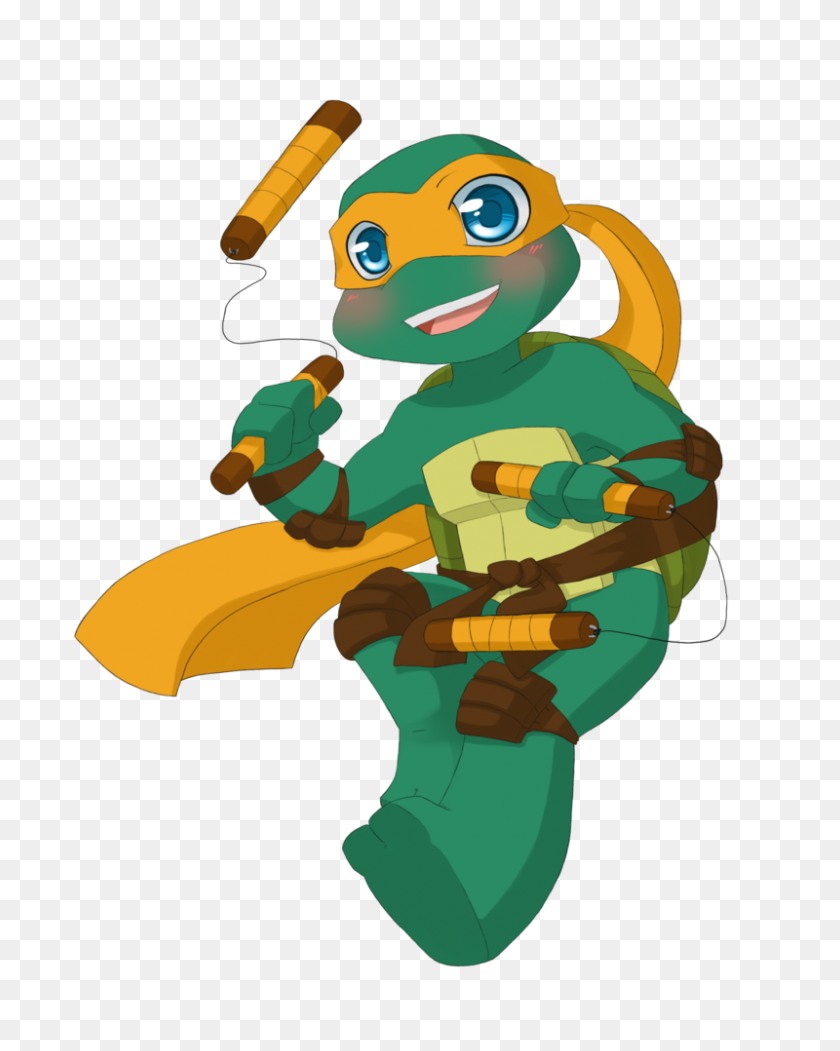800x1017 Tmnt I Love Being A Turtle - Teenage Mutant Ninja Turtles Clipart