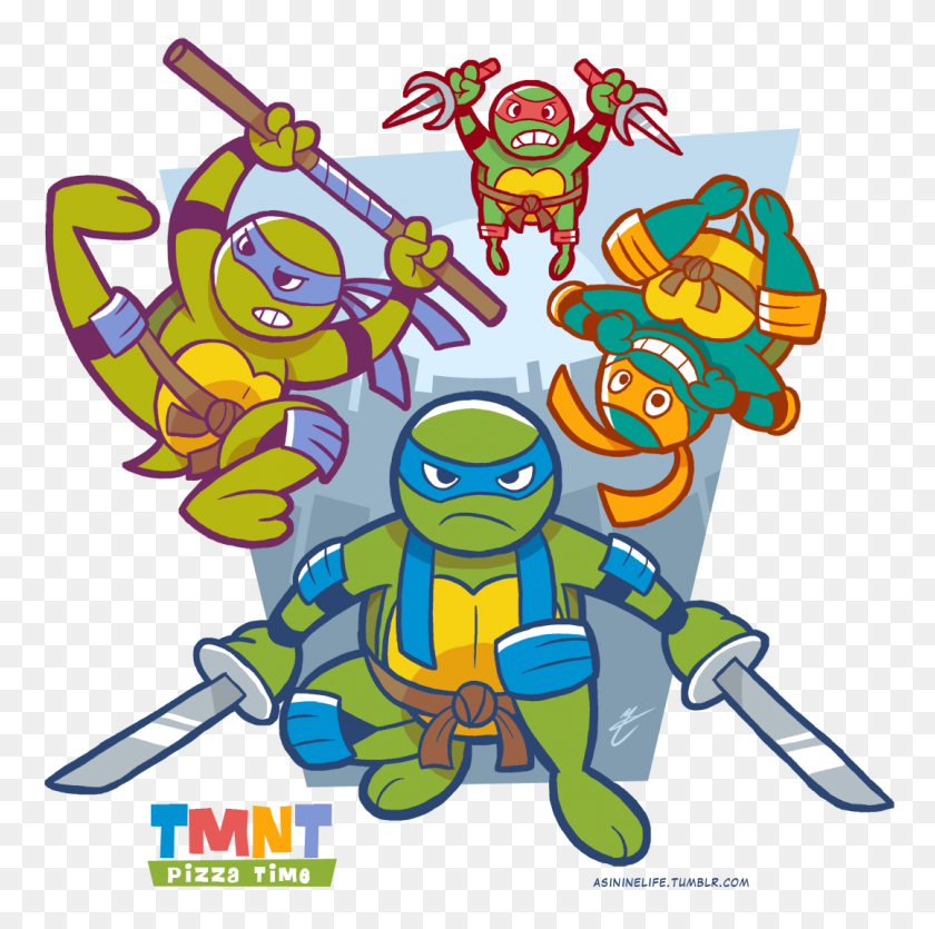 1078x1072 Tmnt Pizza Time - Pizza Png Tumblr