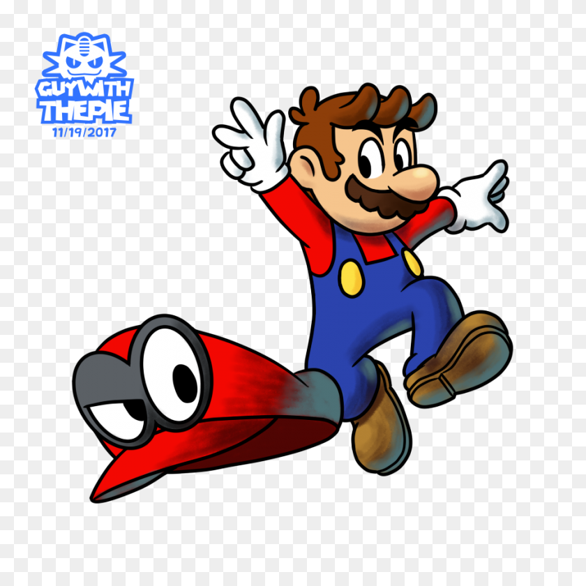 900x900 To Celebrate The Release Of Two Great Mario Games In One Month, I - Super Mario Odyssey PNG