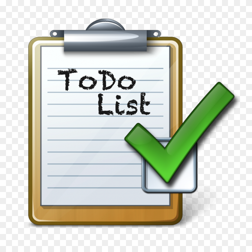 1024x1024 To Do List Clip Art Free Cliparts - To Do List Clipart