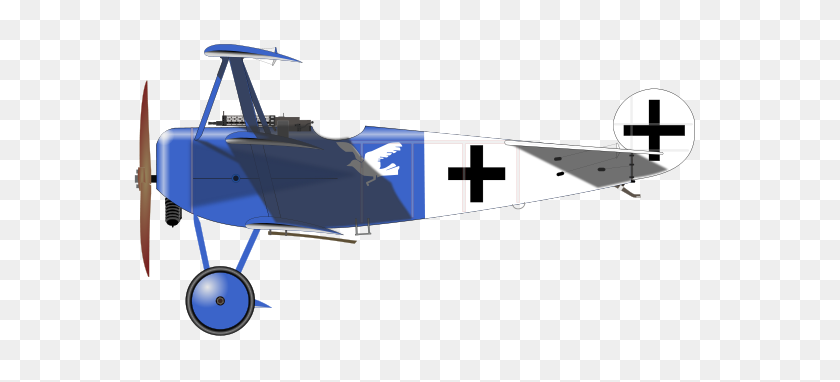 592x322 To Download The Clip Art - Biplane Clipart