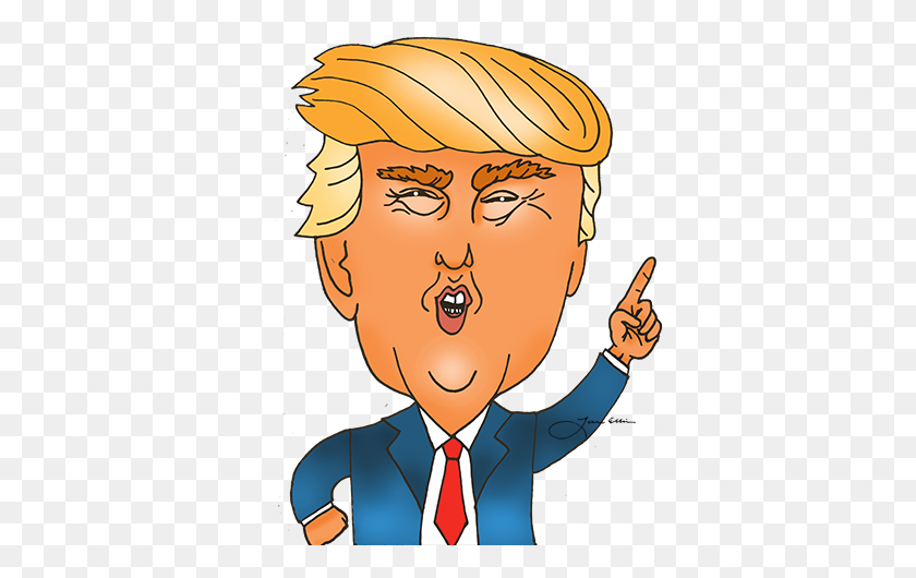 391x470 Al Presidente Electo Trump De Una Madre Científica En La Ciudad - Trump Hair Clipart