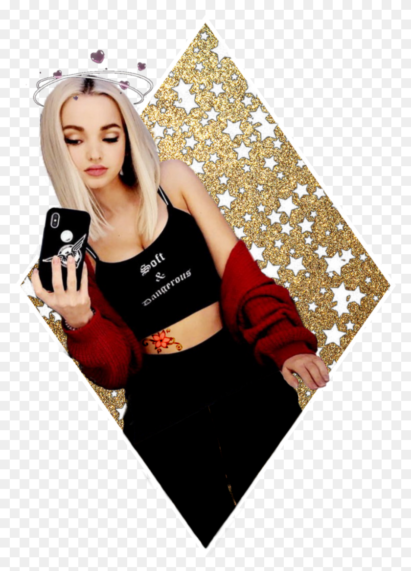901x1281 To See Us Shine Cause We Golden Dovecameron Diam - Dove Cameron PNG