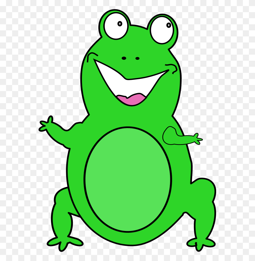 585x800 Toad Clipart Frog Leg - Toad Clipart Black And White