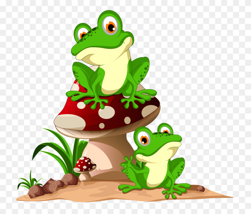 1280x1079 Toad Clipart Funny Frog - Imágenes Prediseñadas De Ranas De Colores