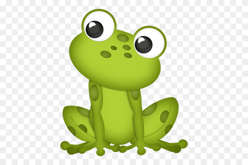 432x500 Toadally Cute Clipart - Frog Pond Clipart