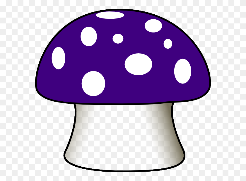 600x558 Toadstool Clip Art Purple Mushroom Clip Art - Woodland Clipart Free