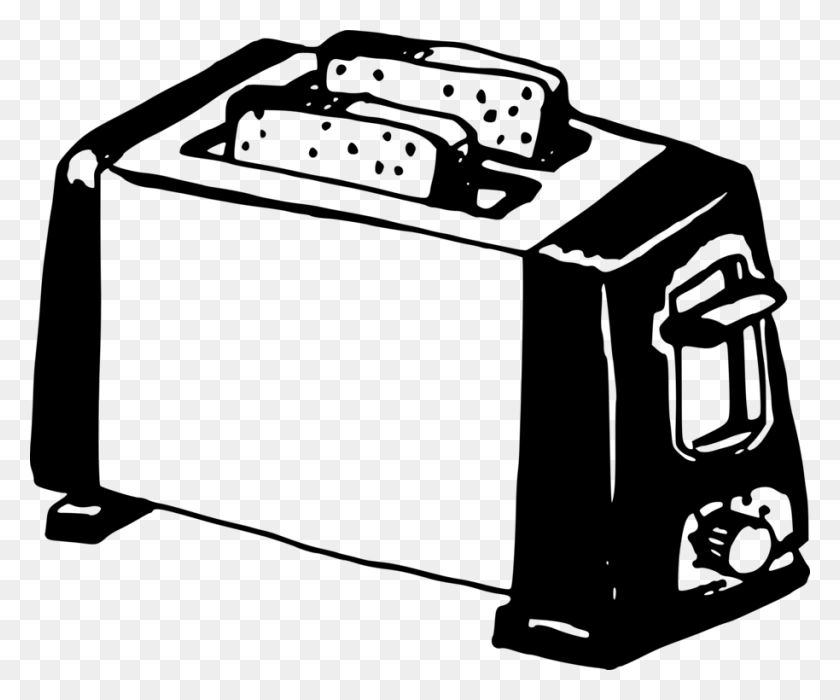 914x750 Toaster Oven Cooking Ranges Black And White Kitchen Free - Oven Clipart