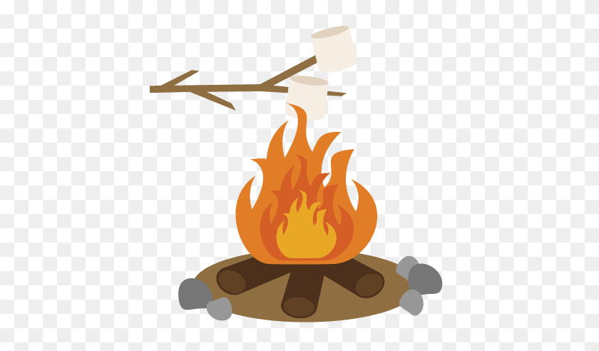 432x432 Toasting Marshmallows Cliparts - Fire Pit Clipart