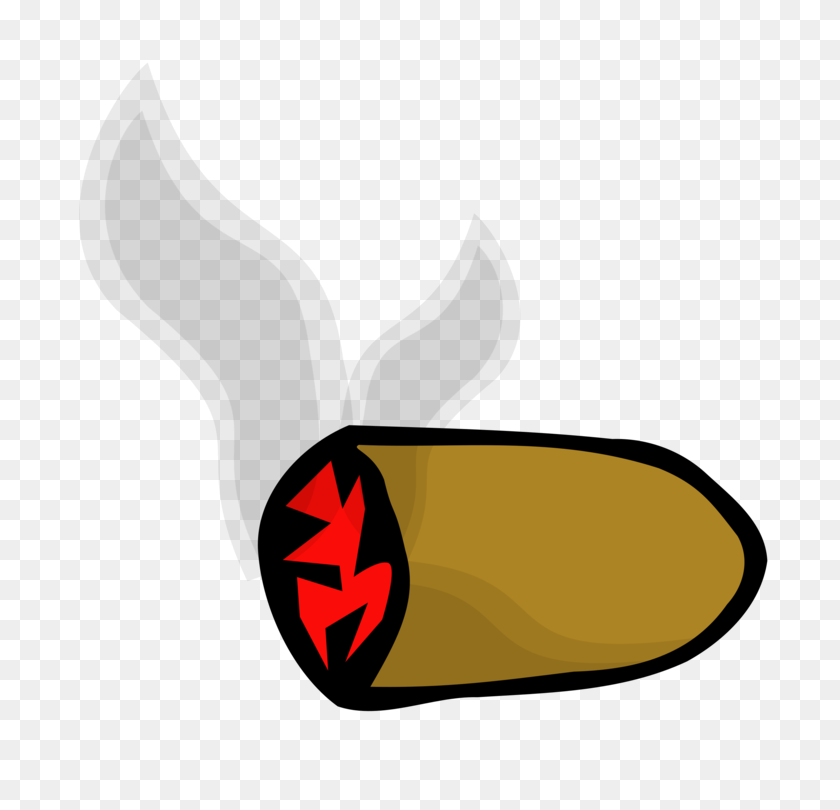 750x750 Tobacco Pipe Blunt Cigar Smoking - Tobacco Clipart