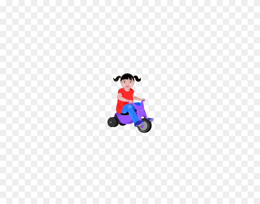 424x600 Малыш На Трехколесном Велосипеде Png Картинки Для Интернета - Скутер Клипарт