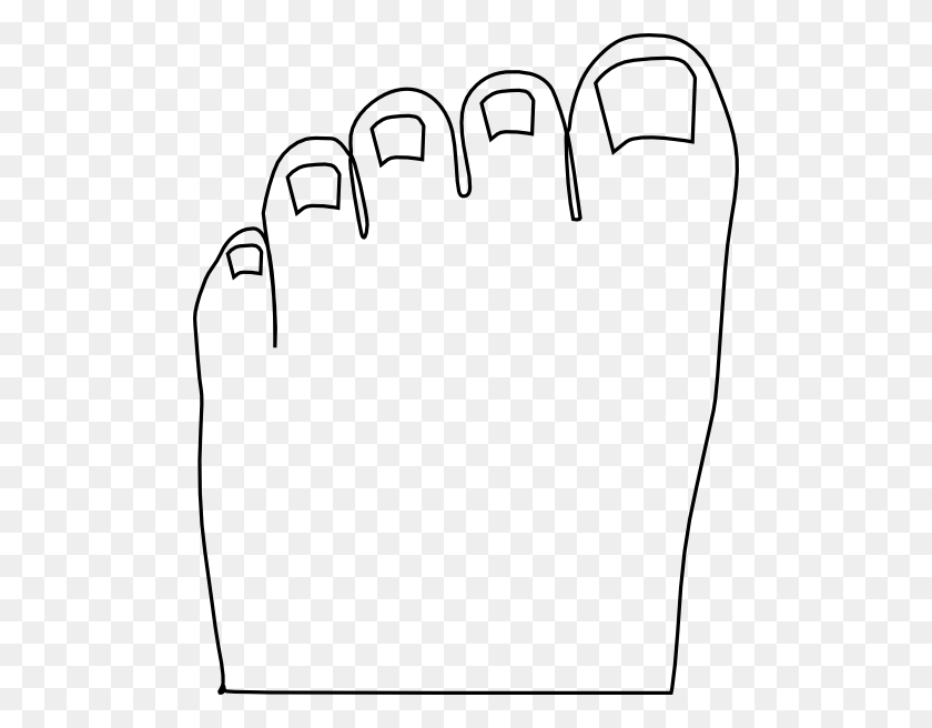 492x596 Toe Clip Art - Footsteps Clipart