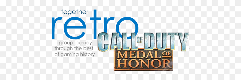 497x220 Together Retro Game Club Call Of Duty Medal Of Honor - Medal Of Honor PNG