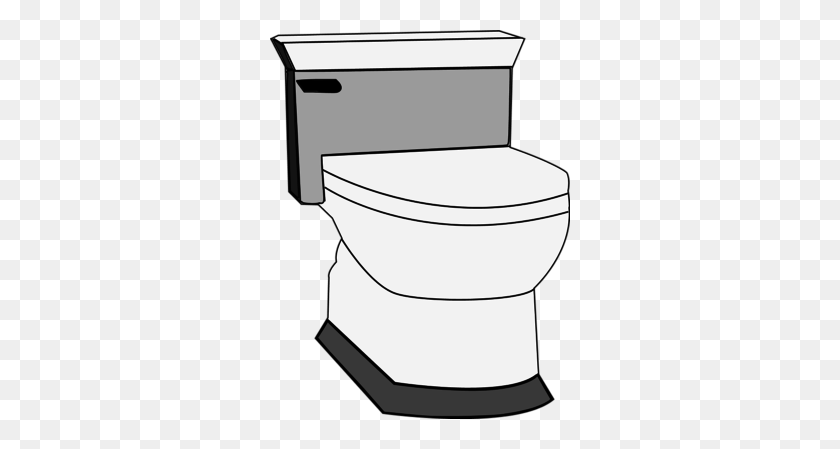 300x389 Toilet Clip Art Black And White Free Clipart Images Clipartcow - Bathroom Clipart