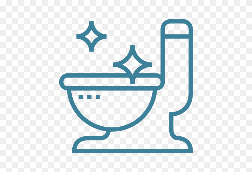 512x512 Toilet Icons, Download Free Png And Vector Icons, Unlimited - Clean The Bathroom Clipart