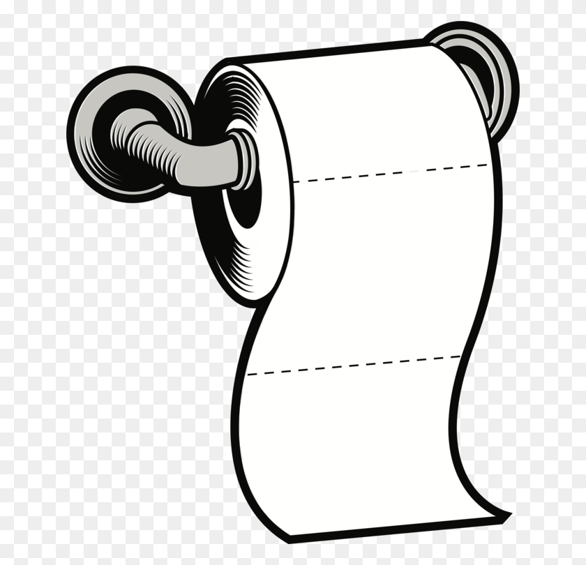 650x750 Toilet Paper Holders Facial Tissues Tissue Paper - Potty Clipart