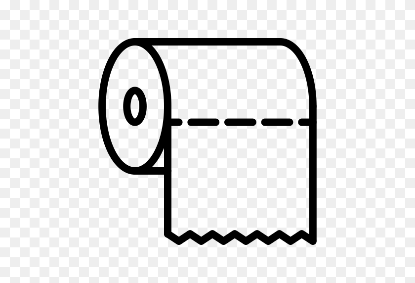 512x512 Toilet Paper Icon With Png And Vector Format For Free Unlimited - Toilet Paper Clipart Black And White