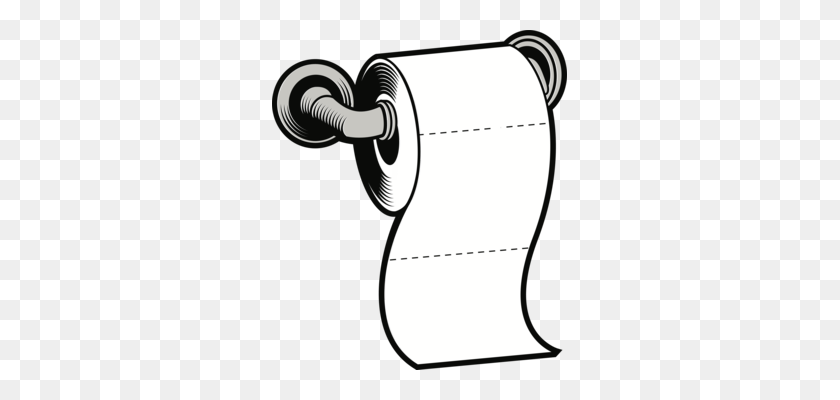 295x340 Toilet Paper Towel Kitchen Paper Kleenex - Toilet Clip Art Free