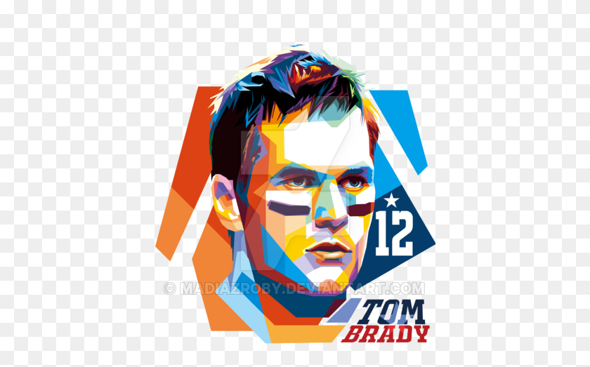 400x463 Retrato De Tom Brady - Tom Brady Png