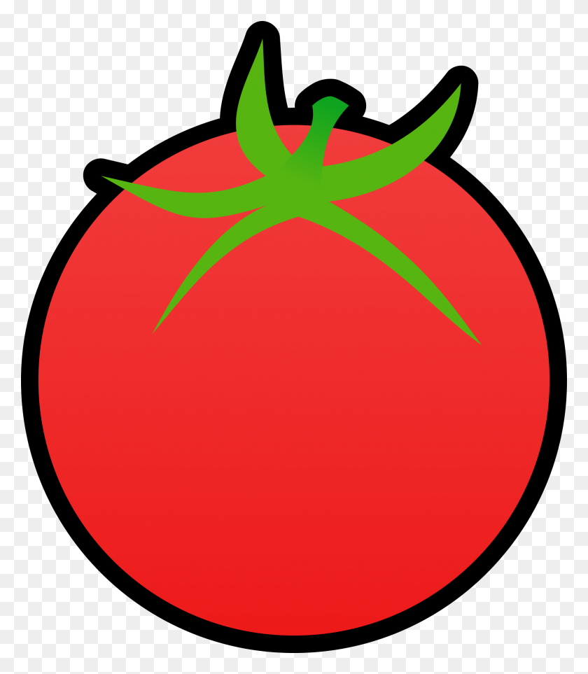 2071x2400 Tomato Clipart Cartoon - Tomate Clipart