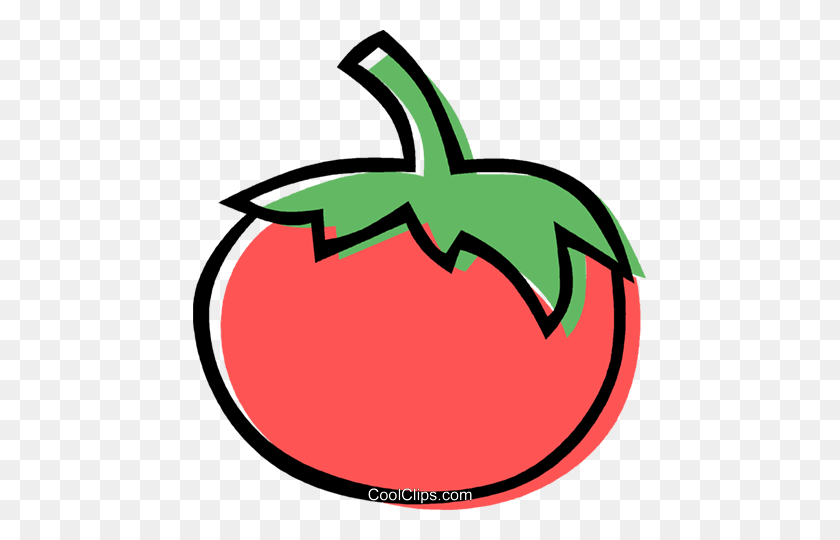 453x480 Tomato Royalty Free Vector Clip Art Illustration - Tomato Clipart Free