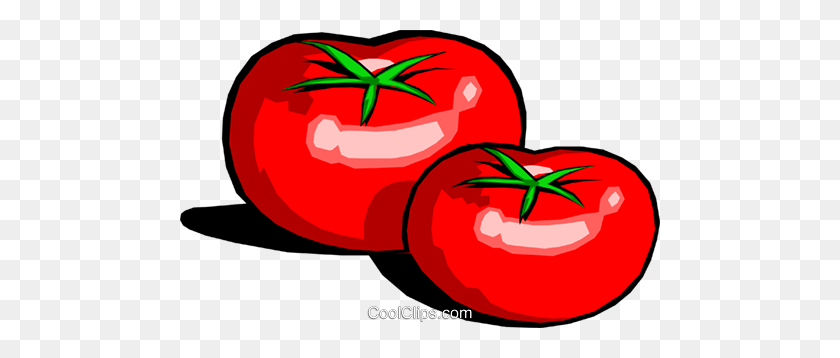 480x298 Tomatoes Royalty Free Vector Clip Art Illustration - Tomato Clipart Free
