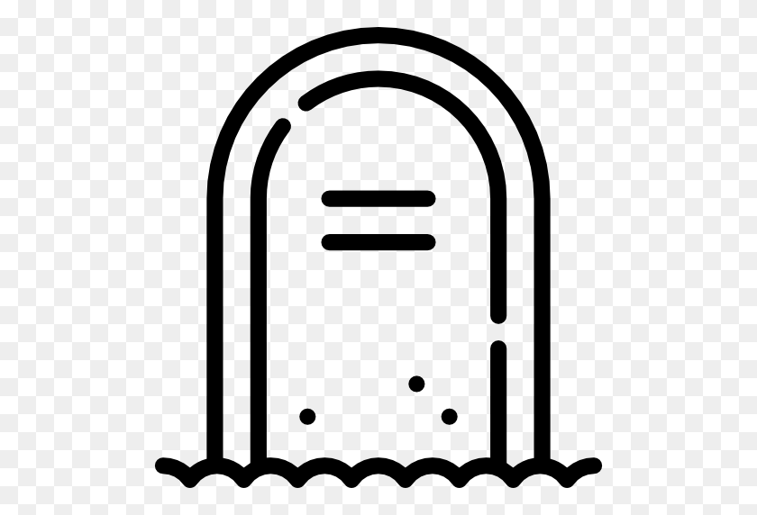 512x512 Tomb, Tombstone, Halloween, Stone, Cemetery, Rip, Death Icon - Rip Tombstone Clipart