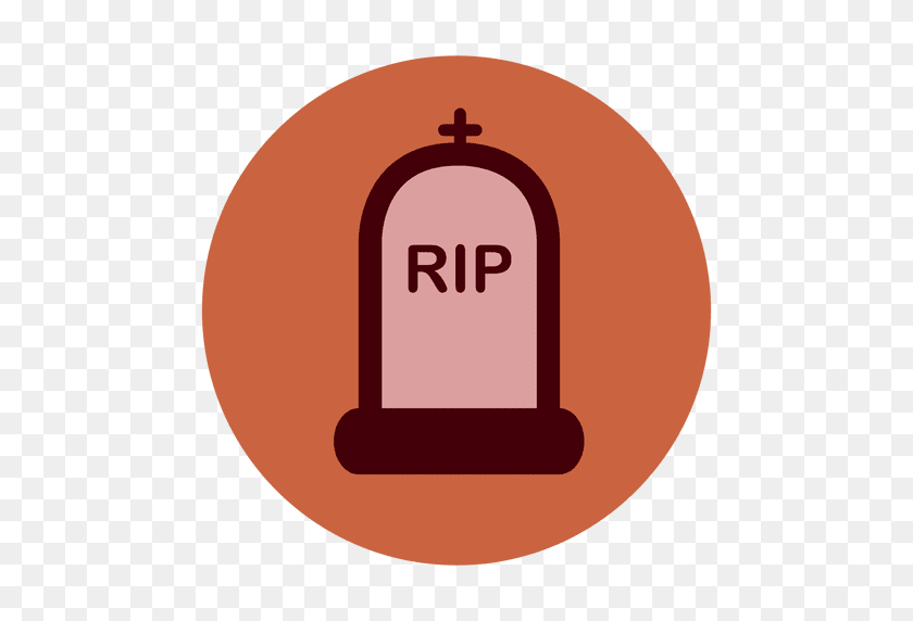 512x512 Tombstone Rip Circle Icon - Rip PNG