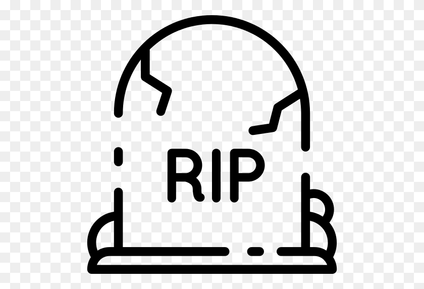512x512 Tombstone Rip Png Icon - Rip Clipart