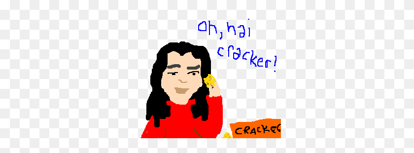 300x250 Tommy Wiseau Eats Crackers Drawing - Tommy Wiseau PNG