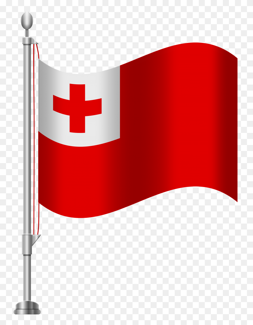 6141x8000 Bandera De Tonga Png Clipart - Cruz Con Cinta Clipart