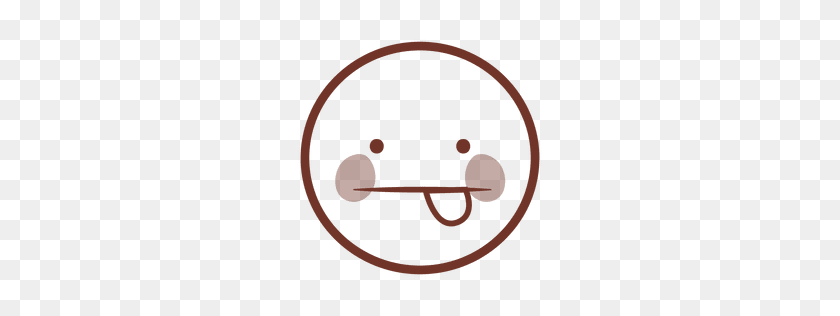 256x256 Tongue Came Out Expression - Tongue PNG
