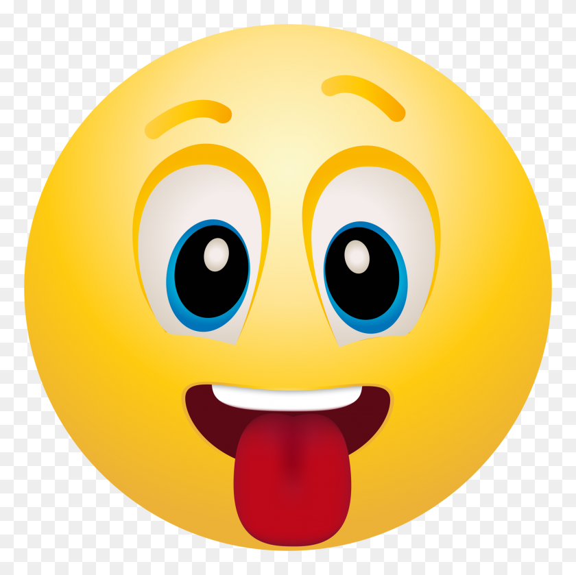 2000x2000 Lengua Hacia Fuera Emoticon Emoji Información De Imágenes Prediseñadas - Lengua Emoji Png