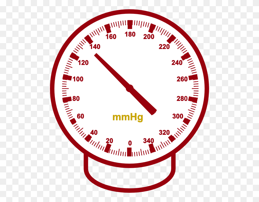 516x596 Tonometer Gold Pressure Meter - Pressure Clipart