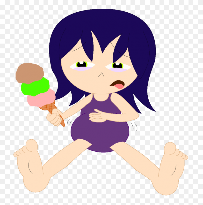 890x898 Too Much Ice Cream - Too Much Clipart