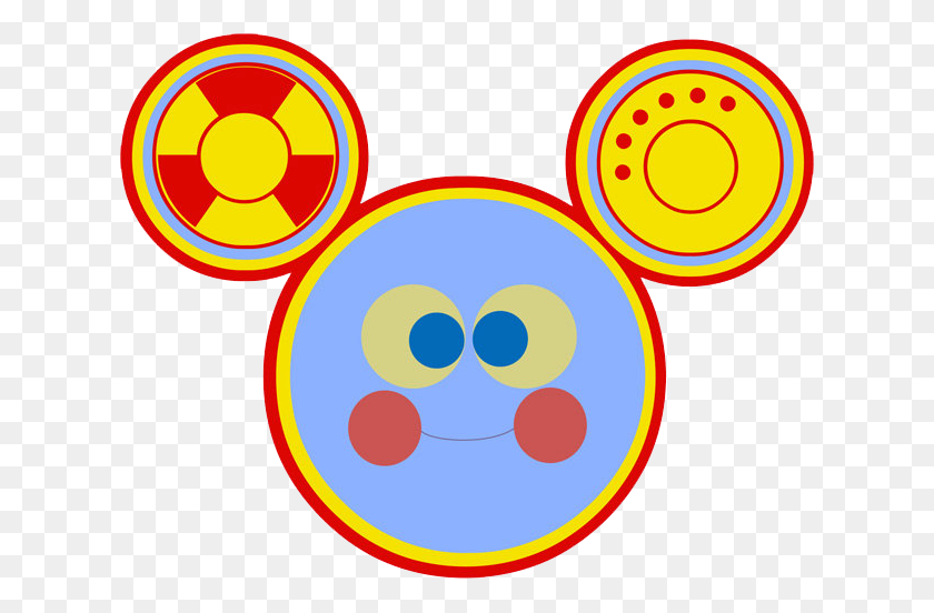 624x492 Toodles Face Mickey Mouse Clubhouse Birthday Party - Mickey Mouse Face Clipart