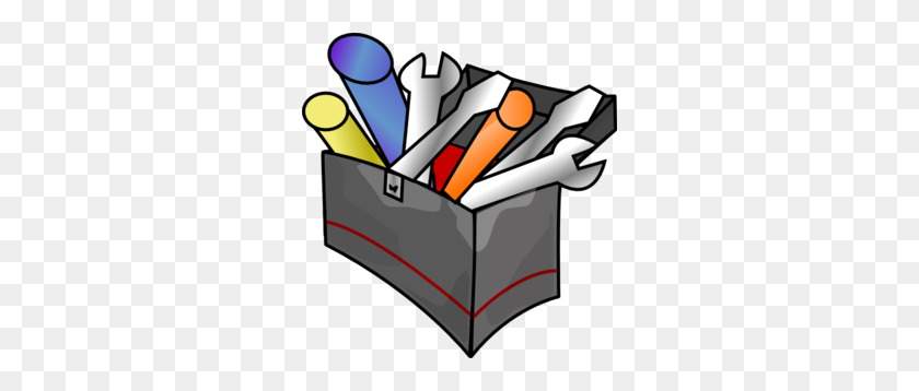 288x298 Tool Box Clip Art - Toolbox Clipart Black And White