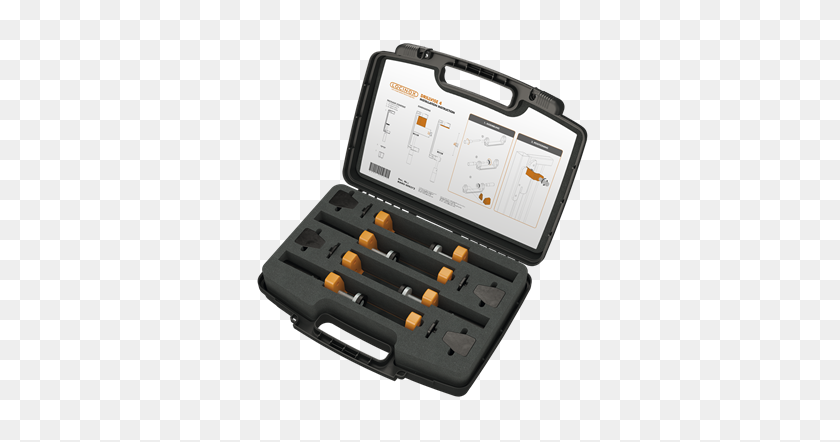400x382 Toolbox With Locinox Clamps Locinox - Toolbox PNG