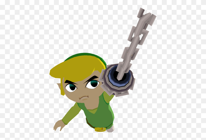 438x509 Toon Link Images Link With Hookshot Wallpaper And Background - Toon Link PNG