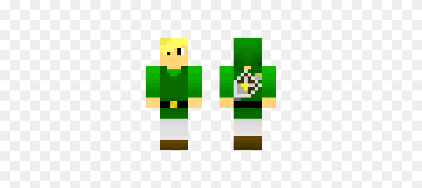 329x314 Toon Link Minecraft Skins Download For Free - Toon Link PNG