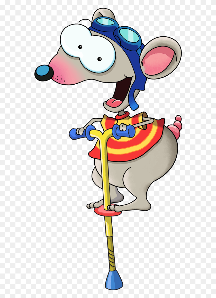 583x1095 Toopy Jumping On A Pogo Stick Transparent Png - Pogo Stick Clipart