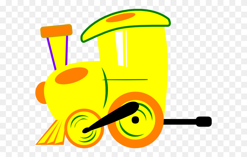 600x477 Toot Toot Train And Carriage Clip Arts Download - Train On Tracks Clipart