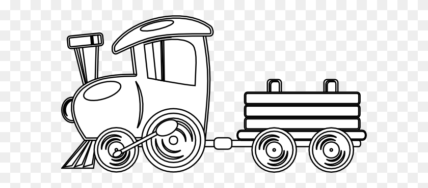 600x310 Toot Toot Train And Carriage Mk Clip Art - Steam Train Clipart