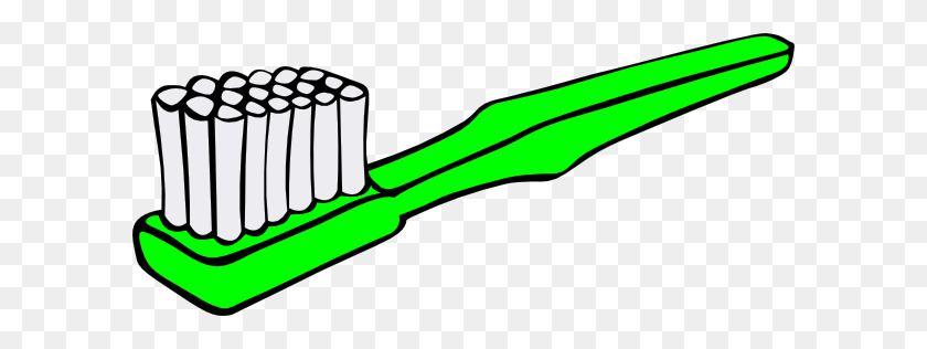 600x256 Tooth Brush Clipart - Paint Stroke Clipart