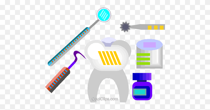 480x383 Tooth, Dentist Equipment Royalty Free Vector Clip Art Illustration - Dentist PNG