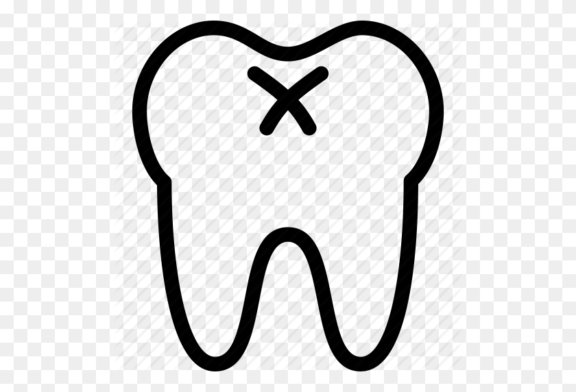 512x512 Tooth Outline Clip Art - Tooth Clipart