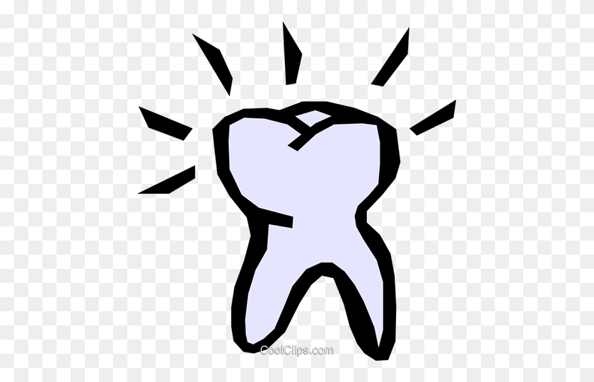 451x480 Tooth Royalty Free Vector Clip Art Illustration - Free Tooth Clipart