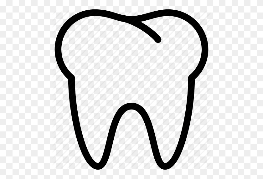 Tooth White Outline Clipart Clip Art Images - Photography Clipart Free