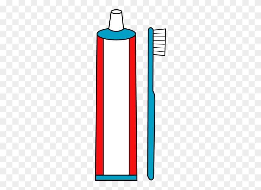 228x550 Toothpaste And Toothbrush Dental Dental, Dental - Dental Hygiene Clipart