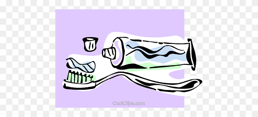 480x320 Toothpaste And Toothbrush Royalty Free Vector Clip Art - Toothpaste And Toothbrush Clipart